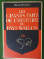 Couverture Les grands faits de l'histoire du pays wallon Editions Maréchal 1944