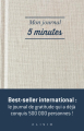 Couverture Mon journal ; 5 minutes  Editions Alisio 2019