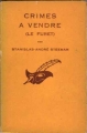 Couverture Crimes à vendre / Le furet Editions du Masque 1951