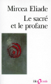 Couverture Le sacré et le profane Editions Folio  (Essais) 2002