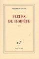 Couverture Fleur de tempête Editions Gallimard  (Blanche) 2008