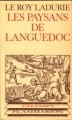 Couverture Les paysans du Languedoc Editions Flammarion (Champs) 1969
