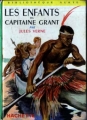 Couverture Les enfants du capitaine Grant, abrégée Editions Hachette (Bibliothèque Verte) 1966