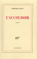 Couverture L'accoudoir Editions Gallimard  (Blanche) 1996