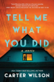 Couverture Tell Me What You Did Editions Poisoned Pen Press 2025