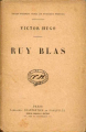 Couverture Ruy Blas Editions Fasquelle 1913