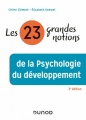 Couverture Les 23 grandes notions de la psychologie du développement Editions Dunod 2021