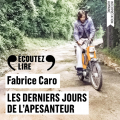 Couverture Les derniers jours de l'apesanteur Editions Gallimard  (Écoutez lire) 2025