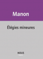 Couverture Élégies mineures Editions Nous 2025