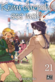 Couverture Komi cherche ses mots, tome 21 Editions Pika (Shônen) 2025