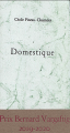Couverture Domestique Editions Jacques Brémond 2020