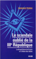 Couverture Le scandale oublié de la troisième république Editions Dunod 2021