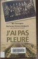Couverture J\'ai pas pleuré Editions France Loisirs 2003
