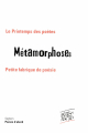 Couverture Métamorphoses petite fabrique de poésie Editions Seghers 2005