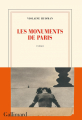 Couverture Les monuments de Paris Editions Gallimard  2024