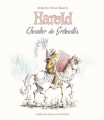Couverture Harold, chevalier du gribouillis Editions Gallimard jeunesse / De facto 2025