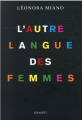Couverture L'autre langue des femmes Editions Grasset 2021