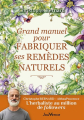 Couverture Grand manuel pour fabriquer ses remèdes naturels  Editions Jouvence 2024
