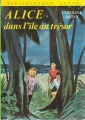 Couverture Alice dans l'île au trésor Editions Hachette (Bibliothèque Verte) 1974