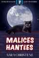 Couverture Mystères Cosy de Twilight Hollow, tome 7 : Malices Hantées Editions Autoédité 2025