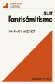Couverture Les origines du totalitarisme, tome 1 : Sur l'antisémitisme Editions Calmann-Lévy 1994
