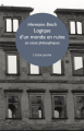 Couverture Logique d'un monde en ruine Editions de l'éclat 2023