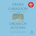 Couverture Outlander (VO), book 04: Drums of Autumn Editions Recorded Books 2008