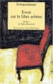 Couverture Essai sur le libre arbitre Editions Rivages (Poche - Petite bibliothèque) 1992