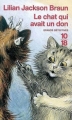 Couverture Le chat qui avait un don Editions 10/18 (Grands détectives) 2007