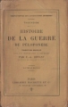 Couverture Histoire de la guerre du Péloponèse Editions Hachette 1912