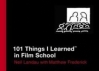 Couverture 101 Things I Learned in Film School Editions Hachette 2010