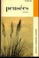 Couverture Pensées, extraits Editions Larousse (Nouveaux classiques) 1965