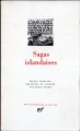 Couverture Sagas islandaises Editions Gallimard  (Bibliothèque de la Pléiade) 1994