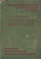 Couverture L'école des Robinsons Editions Hachette (Bibliothèque Verte) 1947