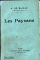 Couverture Les paysans Editions Calmann-Lévy 1892