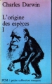 Couverture L'origine des espèces, tome 1 Editions Maspero (Petite collection) 1980
