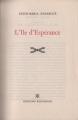 Couverture L'île d'espérance / Un temps pour vivre, un temps pour mourir Editions Rencontre Lausanne 1954