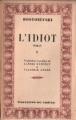 Couverture L'idiot, tome 2 Editions du Chêne 1947