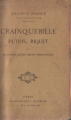 Couverture Crainquebille, Putois, Riquet et plusieurs autres récits profitables Editions Calmann-Lévy 1904