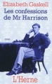 Couverture Les confessions de Mr Harrison Editions de L'Herne 2010