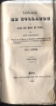 Couverture Voyages en Hollande et sur les frontières occidentales de l'Allemagne, tome 2 Editions Imprimerie de Beaulé 1832