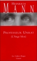 Couverture Professeur Unrat (L'ange bleu) Editions Grasset (Les Cahiers Rouges) 2008
