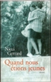 Couverture Quand nous étions jeunes Editions France Loisirs 2004
