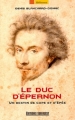 Couverture Le duc d'Epernon Editions Sud Ouest 2012