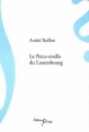 Couverture Le perce-oreille du Luxembourg Editions Sillage  2009