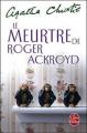 Couverture Le meurtre de Roger Ackroyd Editions Le Livre de Poche 2000