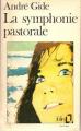 Couverture La symphonie pastorale Editions Folio  1978