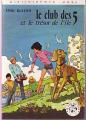 Couverture Le club des cinq et le trésor de l'île Editions Hachette (Bibliothèque Rose) 1976