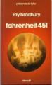 Couverture Fahrenheit 451 Editions Denoël (Présence du futur) 1976