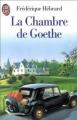 Couverture La Chambre de Goethe Editions J'ai Lu 1987